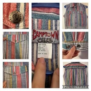 Camptown Club vintage jean vest